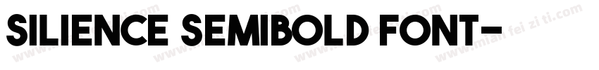 Silience SemiBold font字体转换